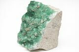 Green, Fluorescent, Cubic Fluorite Crystals - Madagascar #210467-2